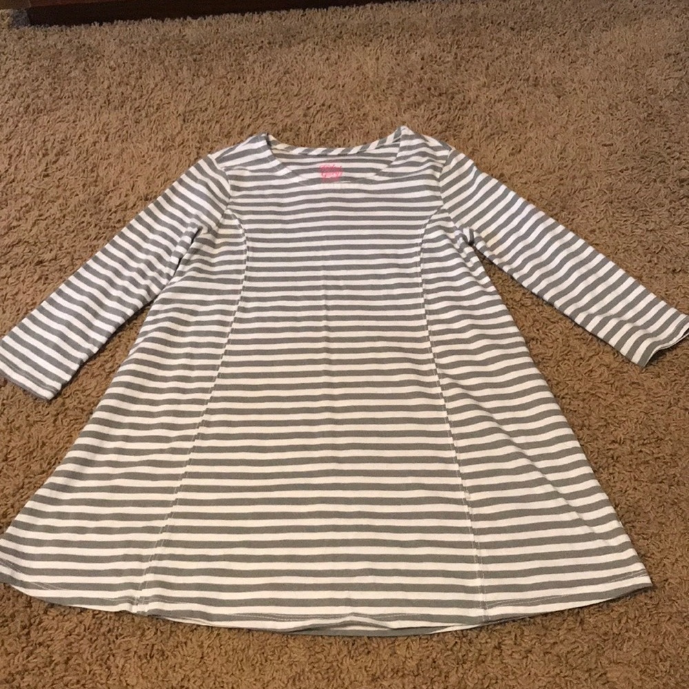 Grey/White Stripped dress